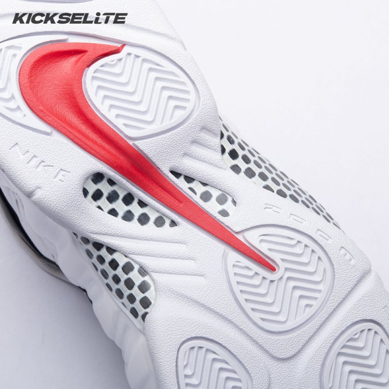 Nike Air Foamposite Pro White Black University Red 624041-103 Unisex