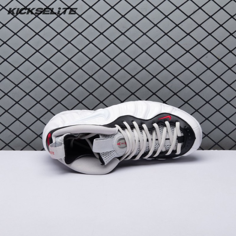 Nike Air Foamposite Pro White Black University Red 624041-103 Unisex