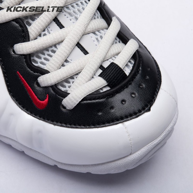 Nike Air Foamposite Pro White Black University Red 624041-103 Unisex