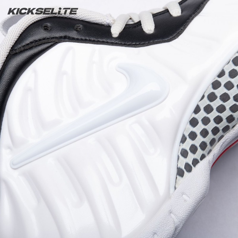 Nike Air Foamposite Pro White Black University Red 624041-103 Unisex