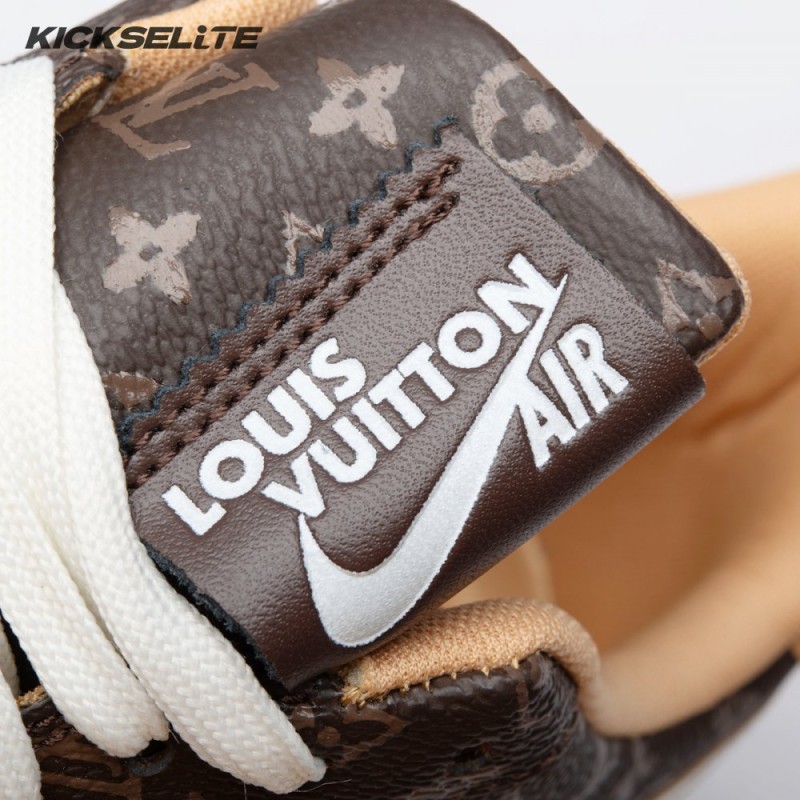 Nike Air Force 1 Low Monogram Brown Damier Azur Unisex