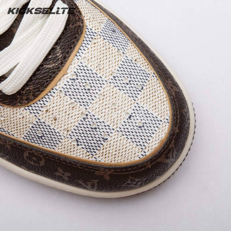 Nike Air Force 1 Low Monogram Brown Damier Azur Unisex