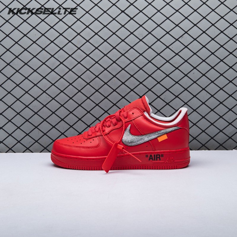 Nike Air Force 1 Low Off-White Red Unisex
