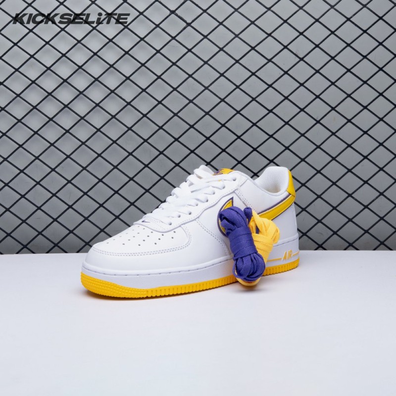 Nike Air Force 1 Low Retro QS Kobe Bryant Lakers Home FZ1151-100 Unisex