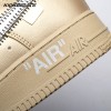 Off-White x Nike Air Force 1 07 Low Metal Gold OW Silver DX1419-900 Unisex
