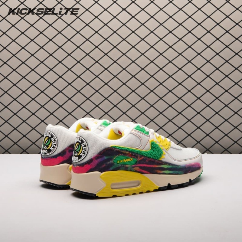 Nike Air Max 90 Grateful Dead University of Oregon Grateful Ducks IM2511-100 Men's