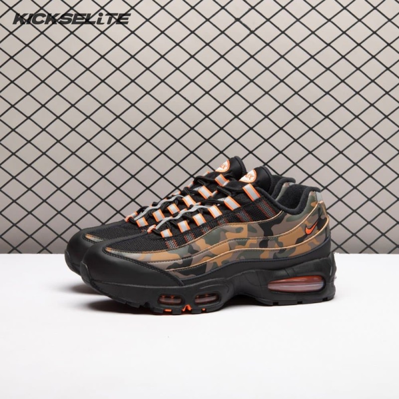 Nike Air Max 95 Safety Orange Camo HQ1973-001 Men's Nike Air Max 95 Safety Orange Camo HQ1973-001 Men's