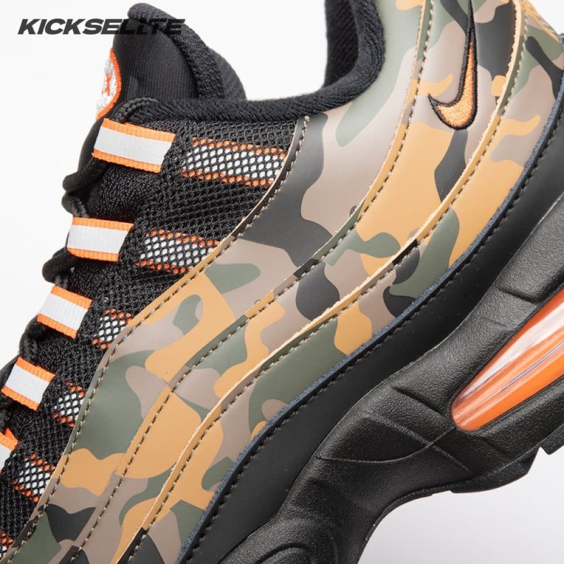 Nike Air Max 95 Safety Orange Camo HQ1973-001 Men's Nike Air Max 95 Safety Orange Camo HQ1973-001 Men's