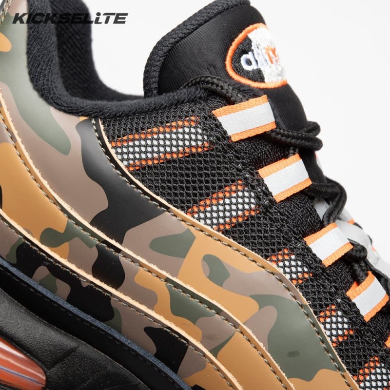 Nike Air Max 95 Safety Orange Camo HQ1973-001 Men's Nike Air Max 95 Safety Orange Camo HQ1973-001 Men's