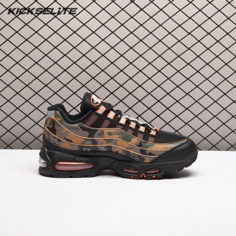 Nike Air Max 95 Safety Orange Camo HQ1973-001 Men's Nike Air Max 95 Safety Orange Camo HQ1973-001 Men's
