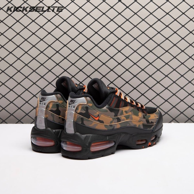 Nike Air Max 95 Safety Orange Camo HQ1973-001 Men's Nike Air Max 95 Safety Orange Camo HQ1973-001 Men's