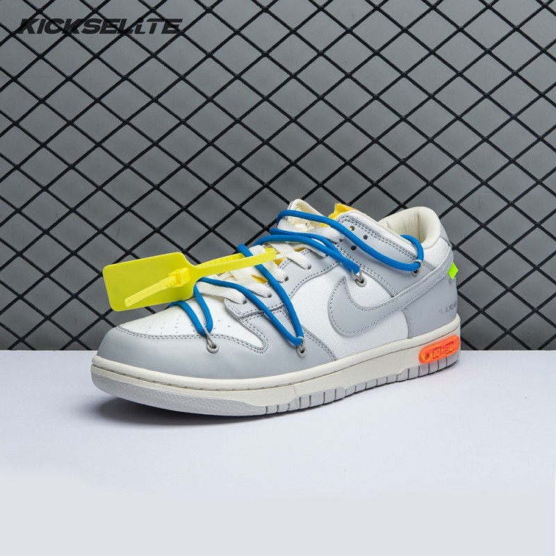 Nike Dunk Low Off-White Lot 10 DM1602 112 Unisex