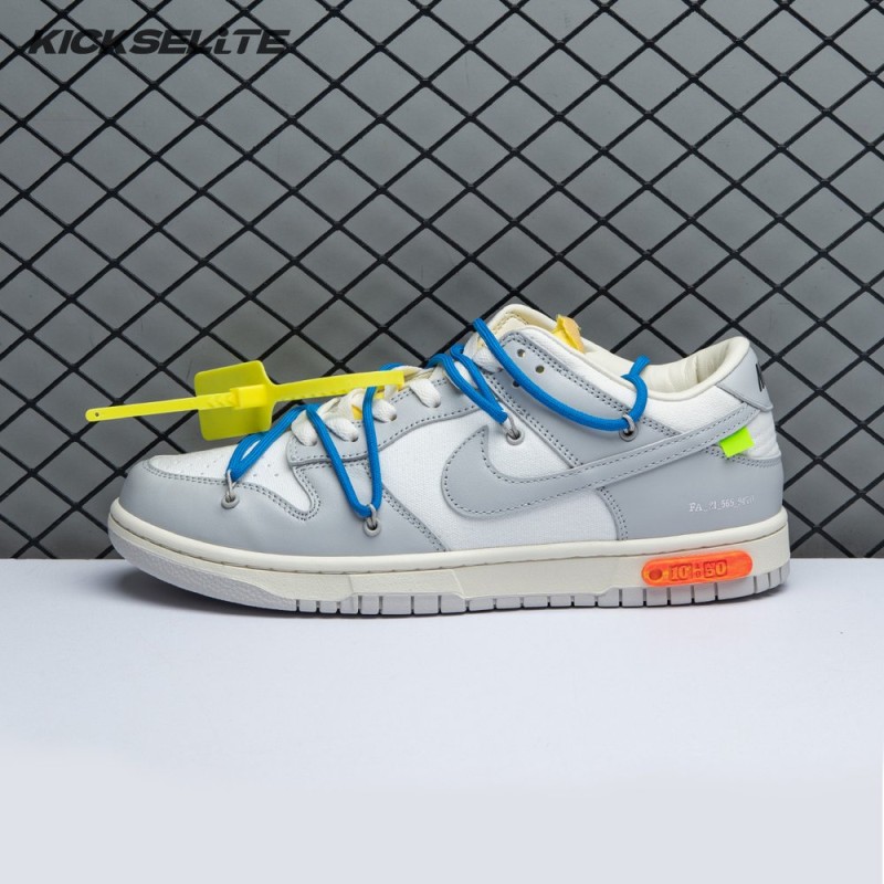Nike Dunk Low Off-White Lot 10 DM1602 112 Unisex