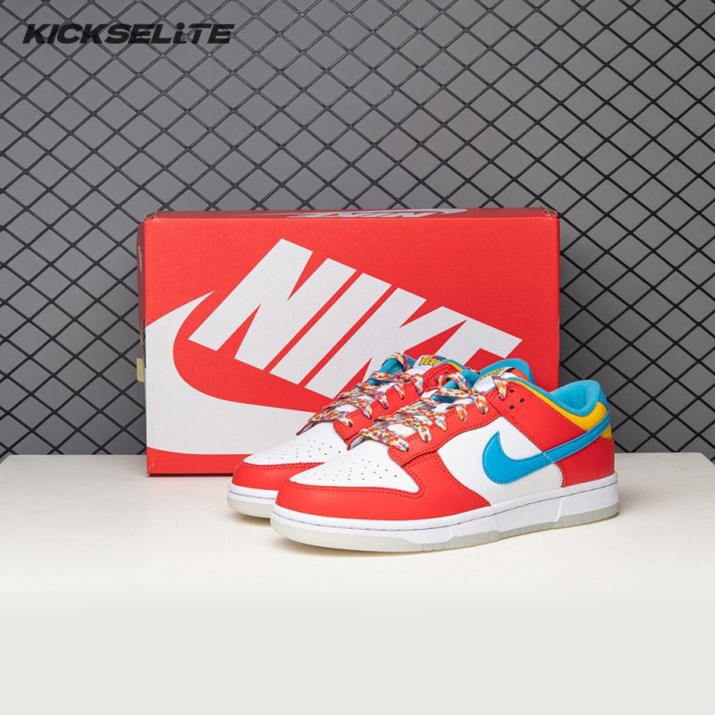 Nike Dunk Low QS LeBron James Fruity Pebbles DH8009-600 Unisex