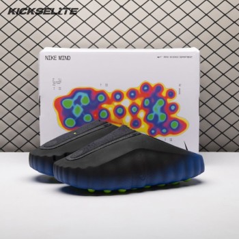 Nike Mind 001 Flyknit Slide Hyper Royal Black IR2175-400 Unisex（Size Up Recommended）