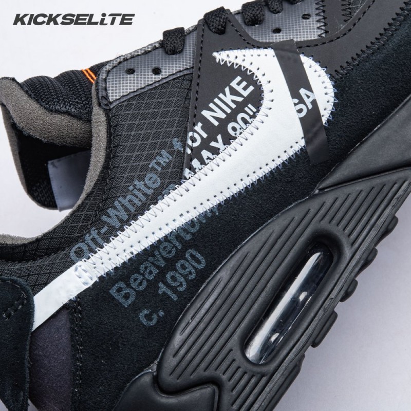Nike OFF-WHITE x Air Max 90 White Black Men's