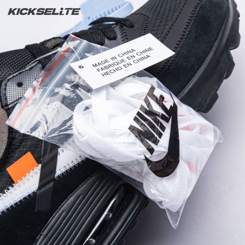 Nike OFF-WHITE x Air Max 90 White Black Men's