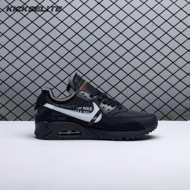 Nike OFF-WHITE x Air Max 90 White Black Men's