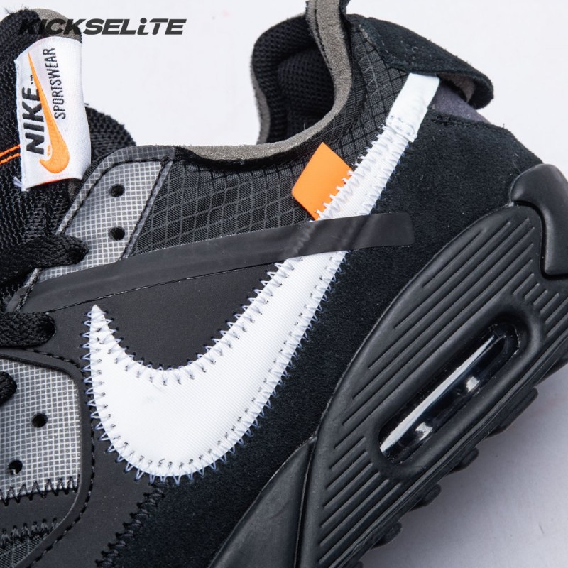 Nike OFF-WHITE x Air Max 90 White Black Men's