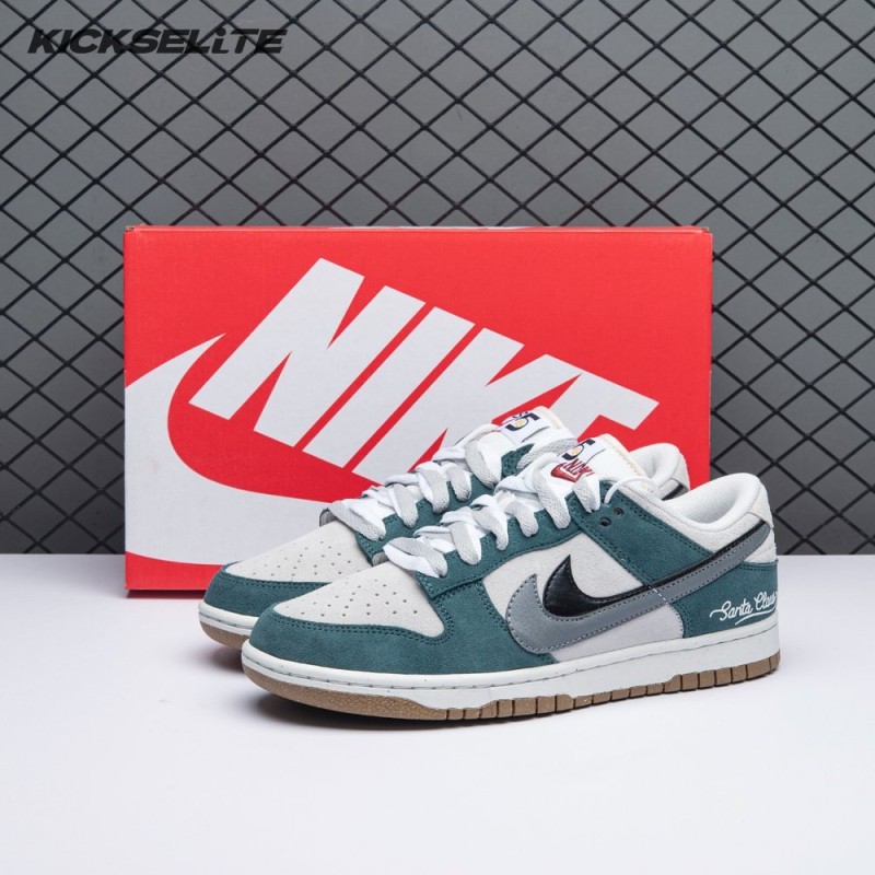 Nike SB Dunk Low Grey Green Black DO9457-110 Unisex