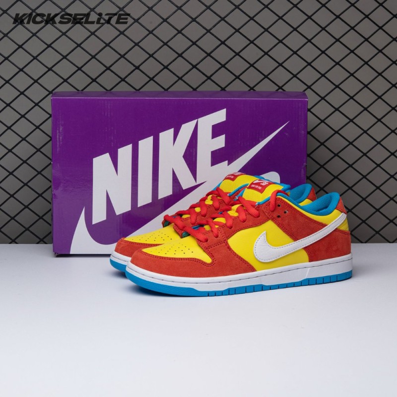 Nike SB Dunk Low Pro Bart Simpson BQ6817-602 Unisex