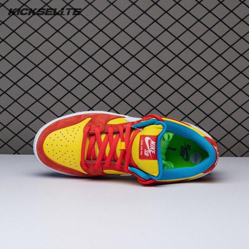 Nike SB Dunk Low Pro Bart Simpson BQ6817-602 Unisex