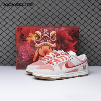 Nike SB Dunk Low SE 85 Double Swoosh Sail Red Pink DO9457-110 Women's