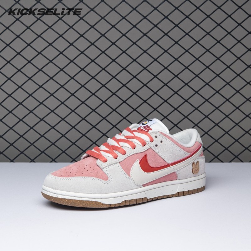 Nike SB Dunk Low SE 85 Double Swoosh Sail Red Pink DO9457-110 Women's