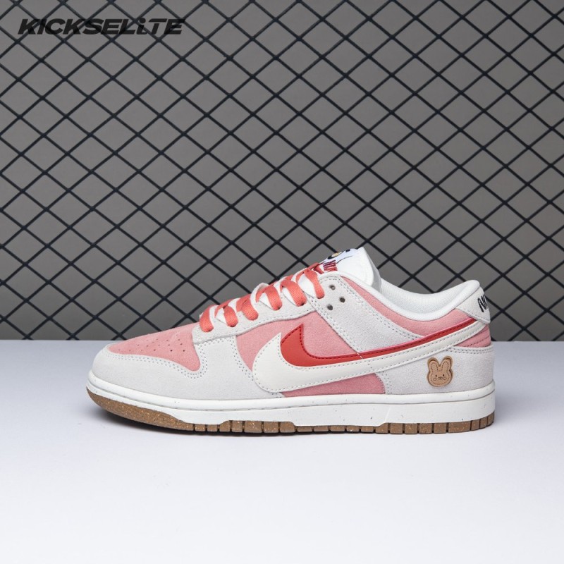 Nike SB Dunk Low SE 85 Double Swoosh Sail Red Pink DO9457-110 Women's