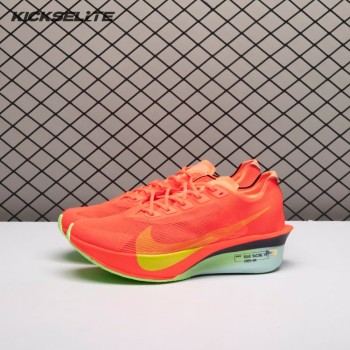Nike ZoomX Vaporfly Next% 4 Bright Crimson Mint Foam Cave Purple Lime Blast HF6414-600 Men's