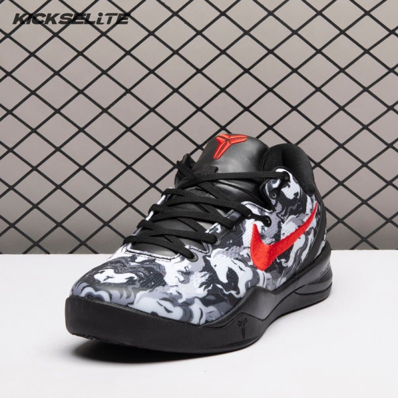 Nike Zoom Kobe 8 Protro Black White Eight Horses Men's
