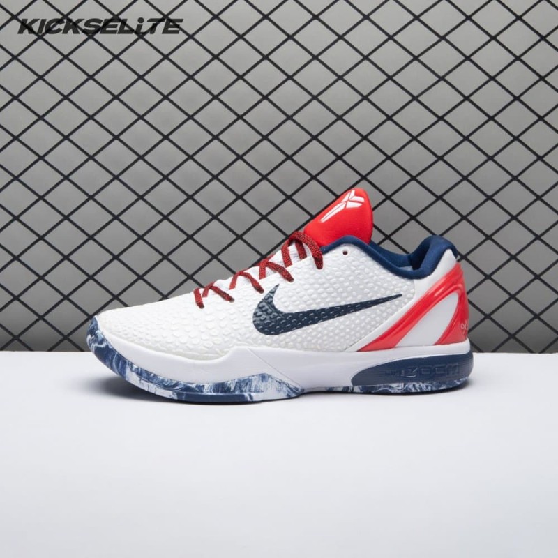 Nike Kobe 6 White Red CW2190-101 Men's Nike Kobe 6 White Red CW2190-101 Men's