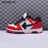 OFF-WHITE Out Of Office OOO Low Tops Black White Red Unisex