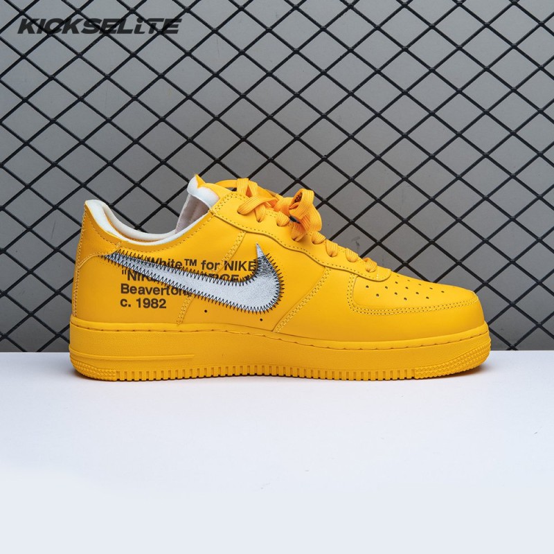 Off-White x Air Force 1 Low 'University Gold' Unisex