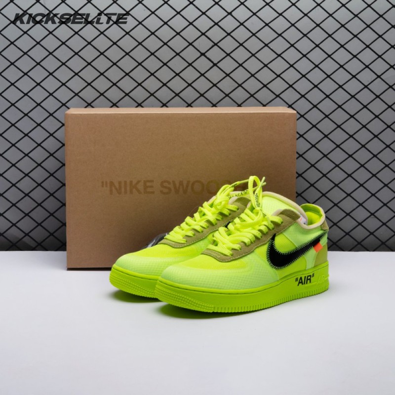 Off-White x Air Force 1 Low 'Volt' Unisex