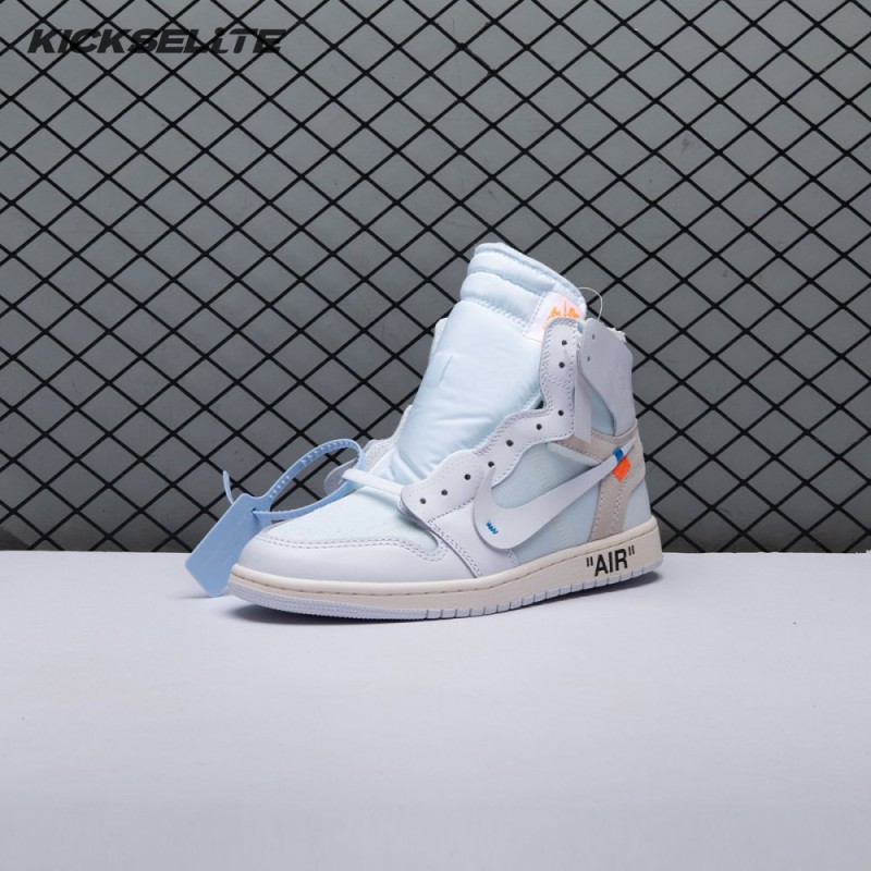 Off-White x Air Jordan 1 Retro High OG BG 'White' 2018 Unisex