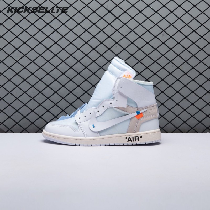 Off-White x Air Jordan 1 Retro High OG BG 'White' 2018 Unisex