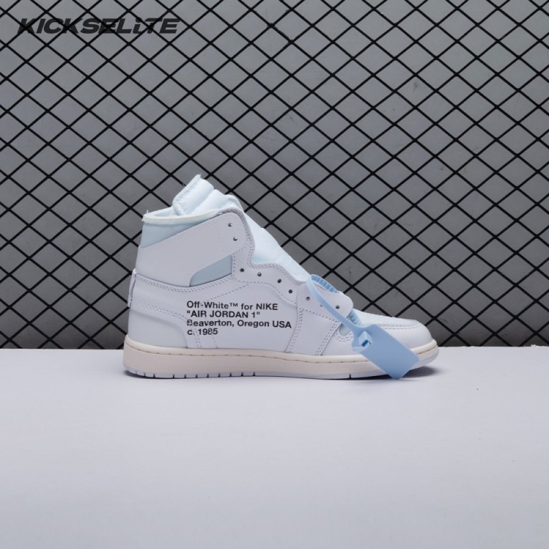 Off-White x Air Jordan 1 Retro High OG BG 'White' 2018 Unisex