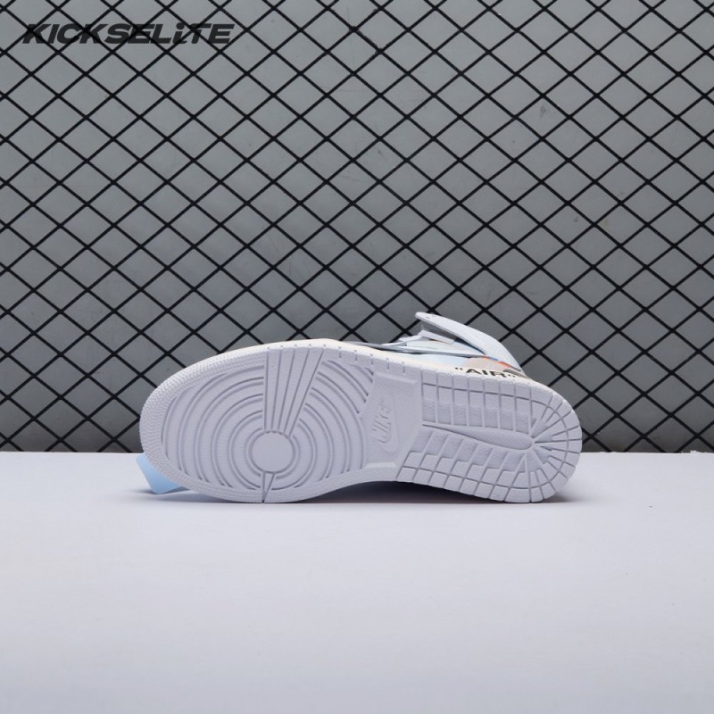 Off-White x Air Jordan 1 Retro High OG BG 'White' 2018 Unisex