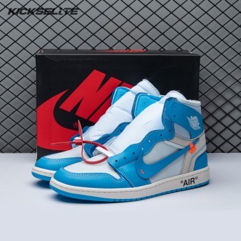 Off-White x Air Jordan 1 Retro High OG 'UNC' Unisex