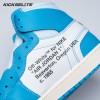Off-White x Air Jordan 1 Retro High OG 'UNC' Unisex