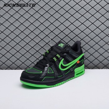 Off-White x Air Rubber Dunk 'Green Strike' Men's