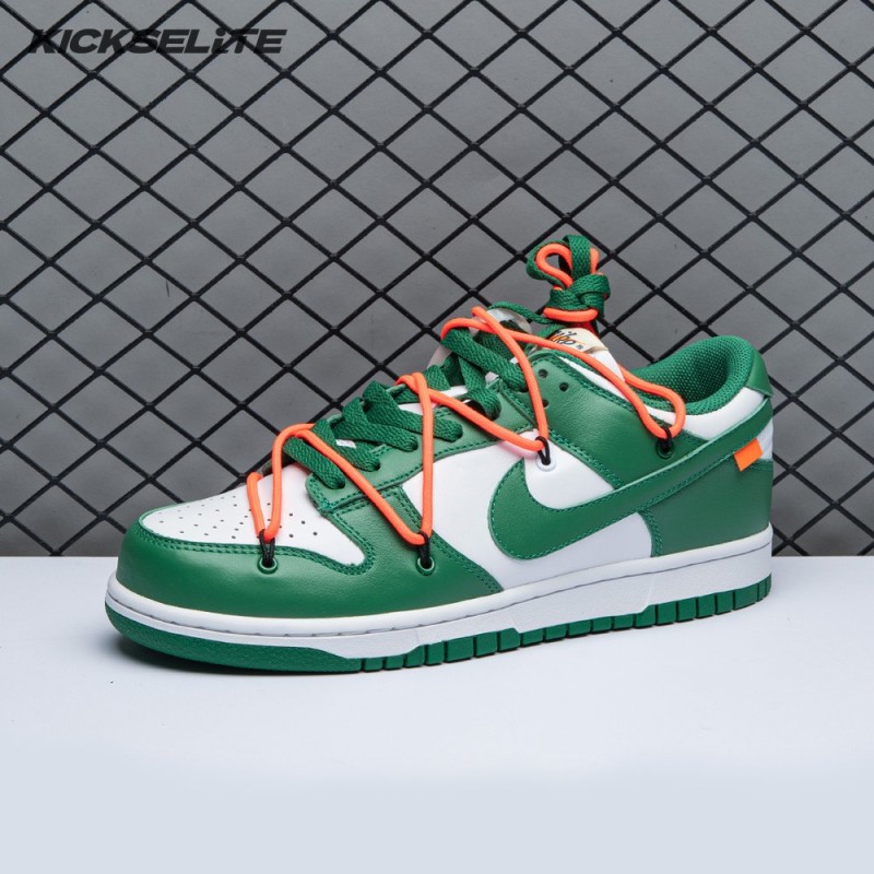 Off-White x Dunk Low 'Pine Green' Unisex