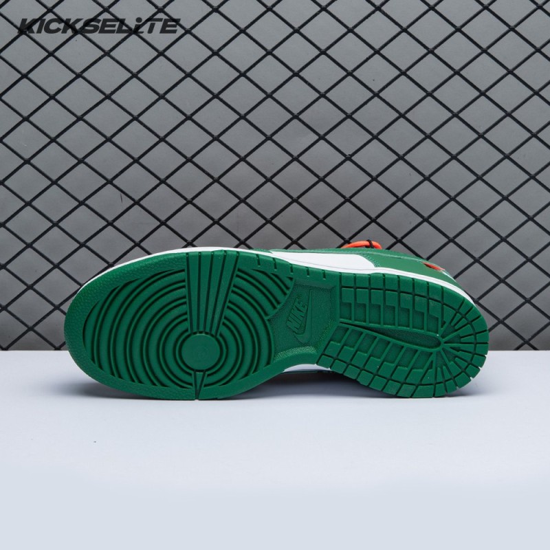 Off-White x Dunk Low 'Pine Green' Unisex