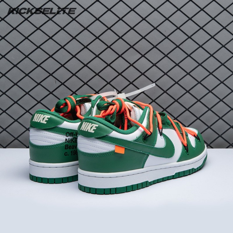 Off-White x Dunk Low 'Pine Green' Unisex