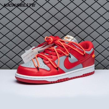 Off-White x Dunk Low 'University Red' Men's