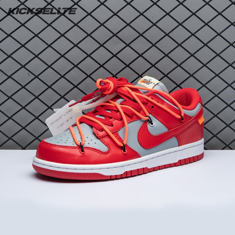 Off-White x Dunk Low 'University Red' Men's
