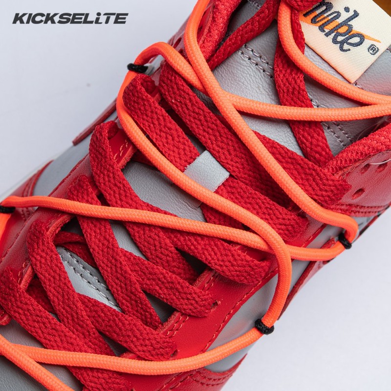 Off-White x Dunk Low 'University Red' Men's