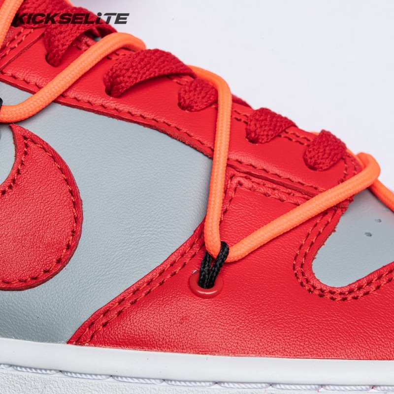 Off-White x Dunk Low 'University Red' Men's