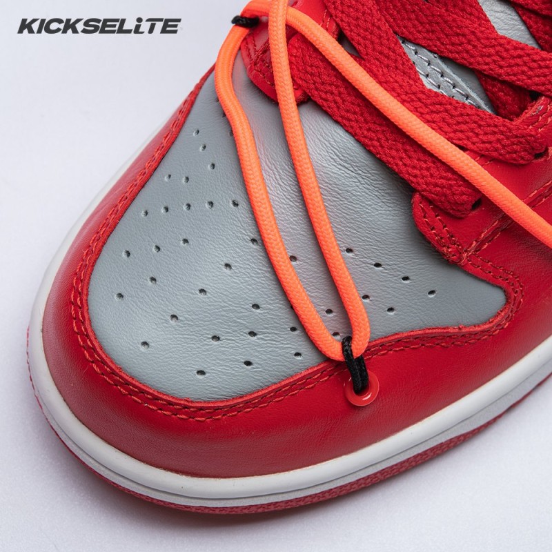 Off-White x Dunk Low 'University Red' Men's